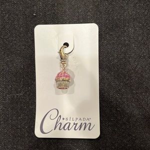 Silpada cupcake lobster clasp charm